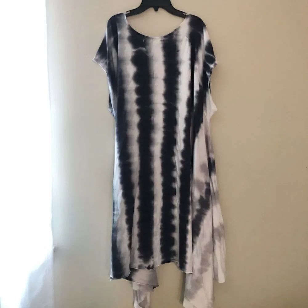 NEW FREE PEOPLE DREAMLAND TIE DYE MAXI TEE DRESS - Picture 5 of 5